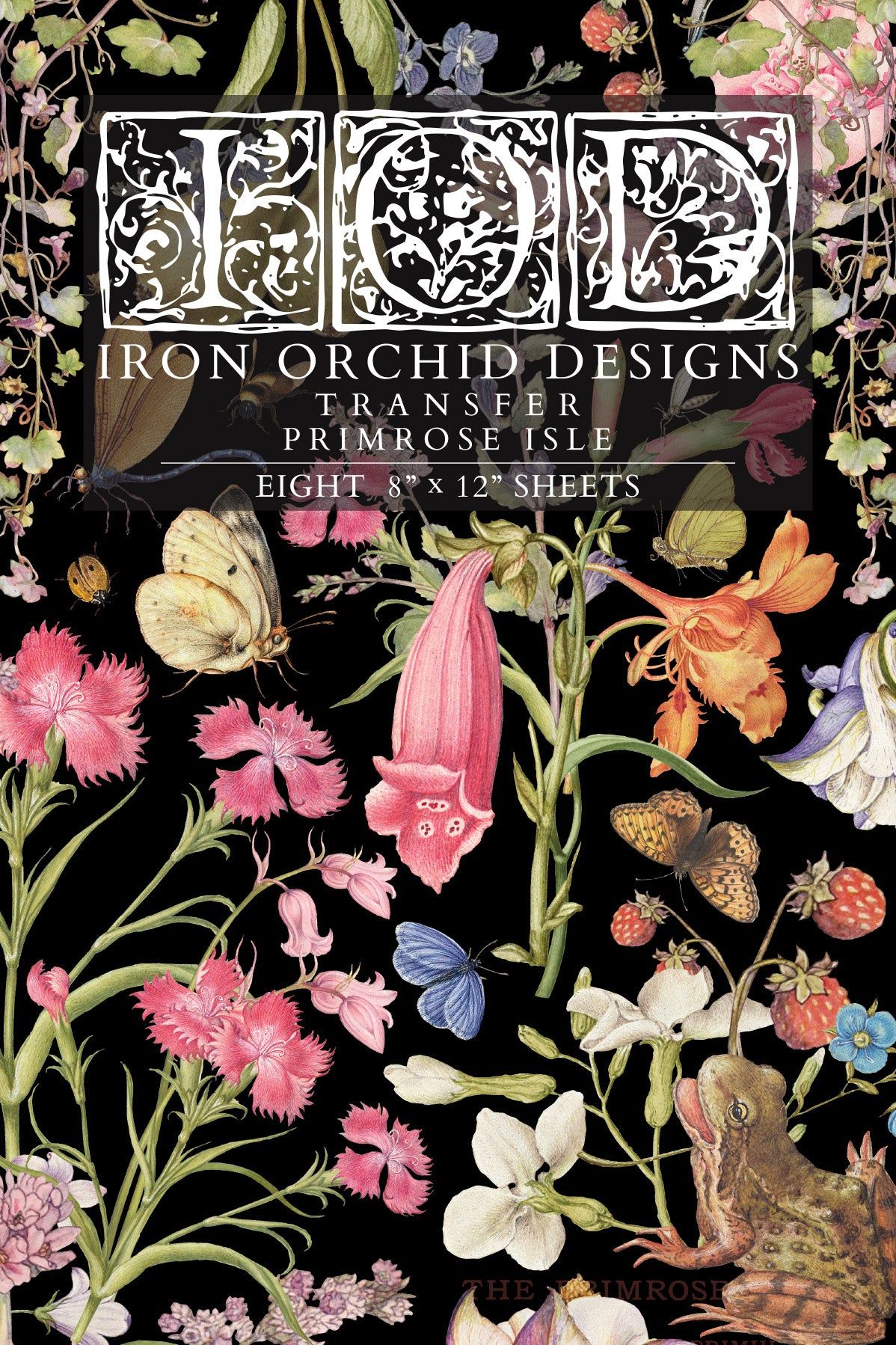 IOD - Iron Orchid Designs - Transfer - Primrose Isle 8x12 Pad