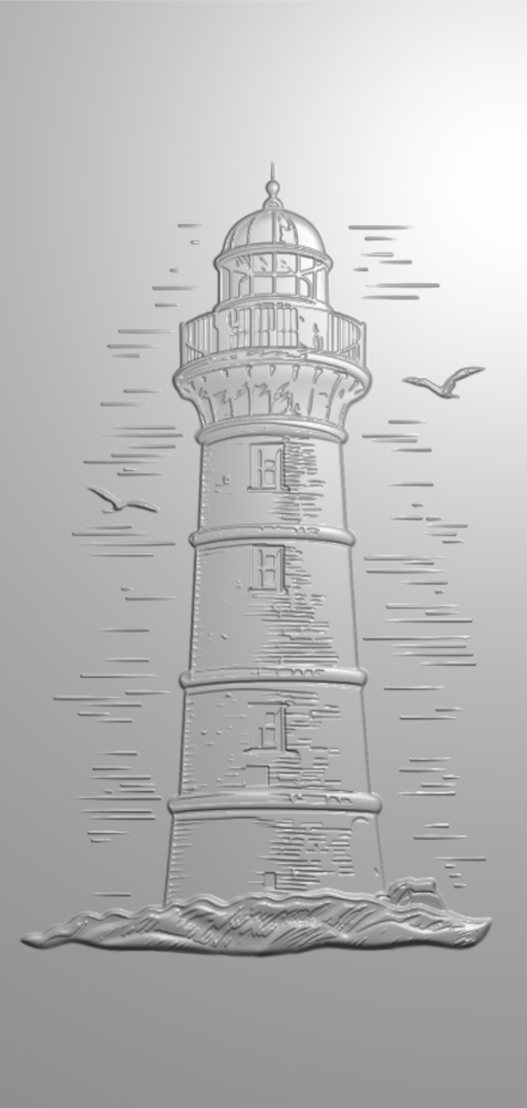 Coastal 3D Embossing Folder Guiding Light Coastal 3D Embossing Folder Guiding Light