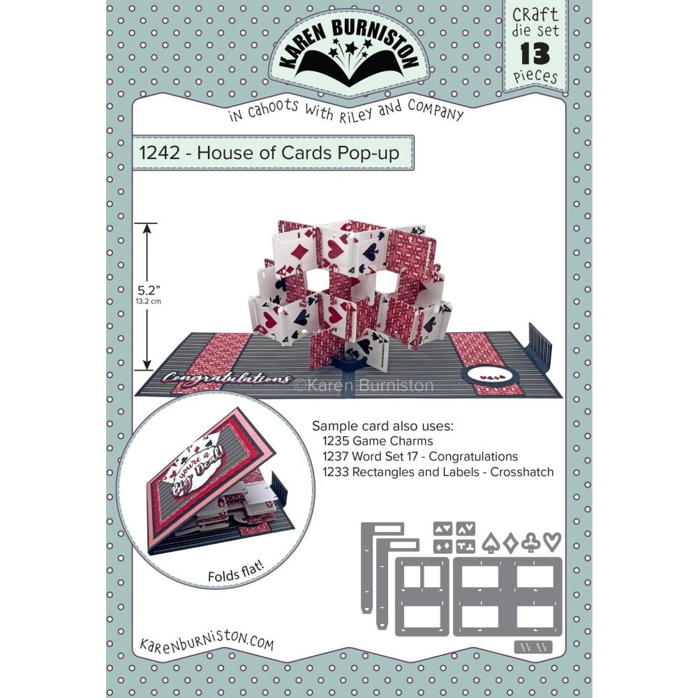 Karen Burniston Dies - House of Cards Pop-up  Karen Burniston Dies - House of Cards Pop-up