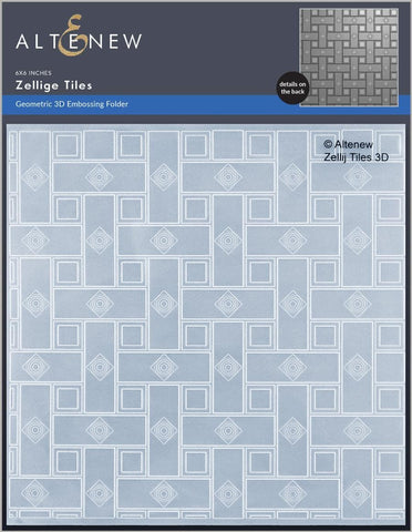 Altenew - Zellige Tiles 3D Embossing Folder