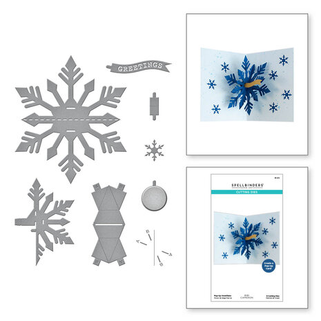Spellbinders - Pop-Up Snowflake Etched Dies