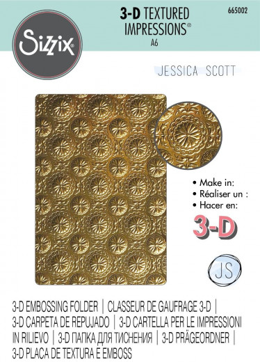 Sizzix 3-D Textured Impressions Emb. Folder - Blossom