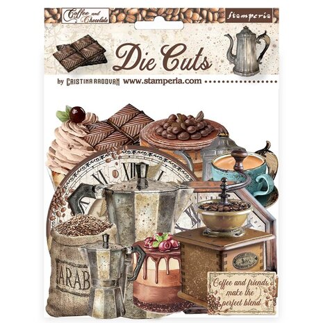 Stamperia - Coffee and Chocolate Die Cuts (53pcs)