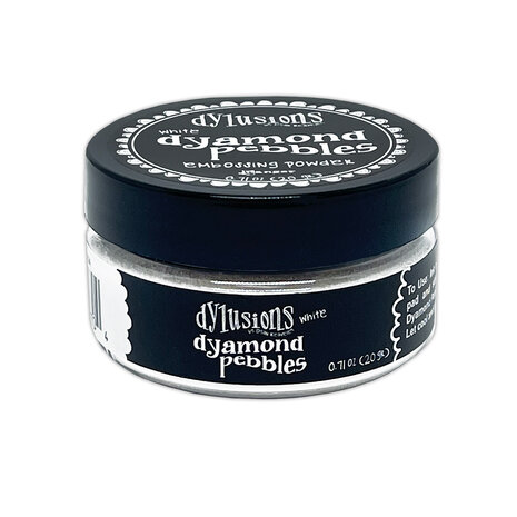 Ranger - Dyan Reaveley Dylusions Dyamond Pebbles White 20g Ranger - Dyan Reaveley Dylusions Dyamond Pebbles White 20g