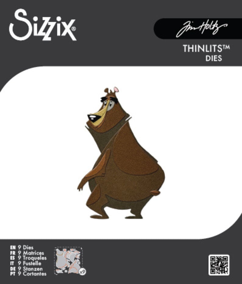 Sizzix - Thinlits Mini Colorize Die Theodore (8pcs) by Tim Holtz