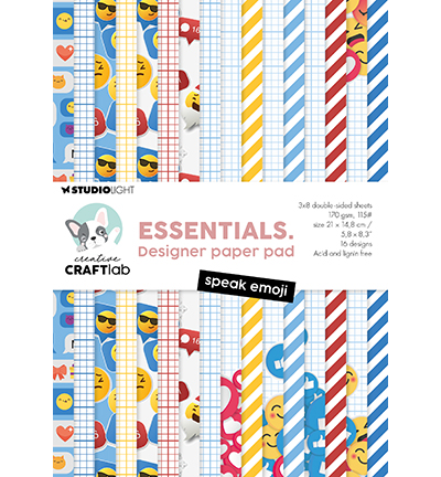 Studio Light Paper Pad Speak emoji Essentials nr. 390 Studio Light Paper Pad Speak emoji Essentials nr. 390