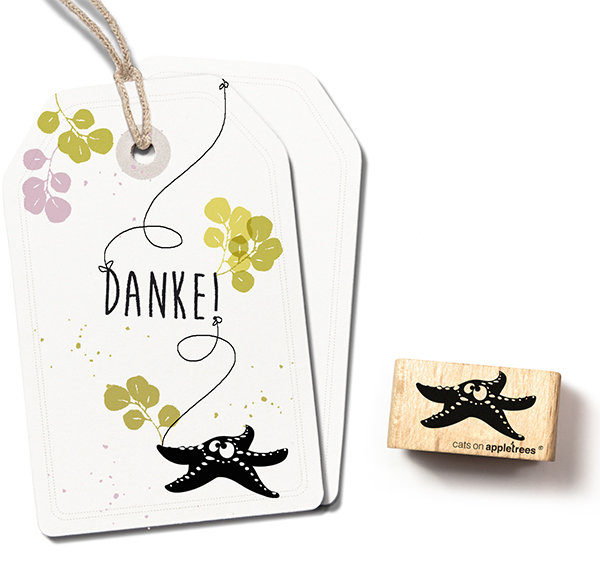 Cat on Appletrees - Stempel Seestern Hannelore