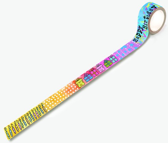 AAL and Create - Washi Tape #55 Birthday Bumps