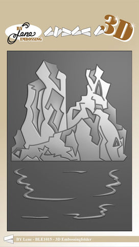 By Lene - 3D Embossingfolder "Ice landscape"