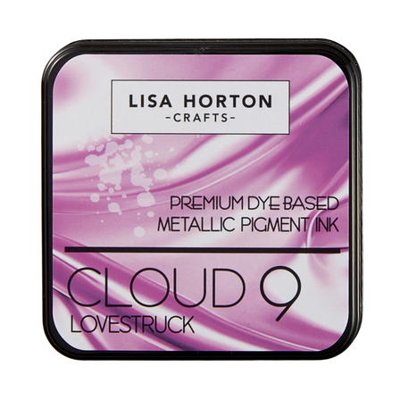 Lisa Horton Crafts Cloud 9 Metallic Ink Pad - Lovestruck Lisa Horton Crafts Cloud 9 Metallic Ink Pad - Lovestruck