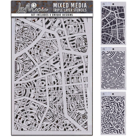 Ciao Bella - Stencil Mix Triple Layer Set #006