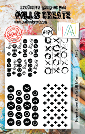 AALL and Create - Stamp Set A7 X or O