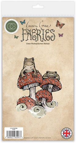 Craft Consortium  - Fairies A6 Clear Photopolymer Stamps Toads