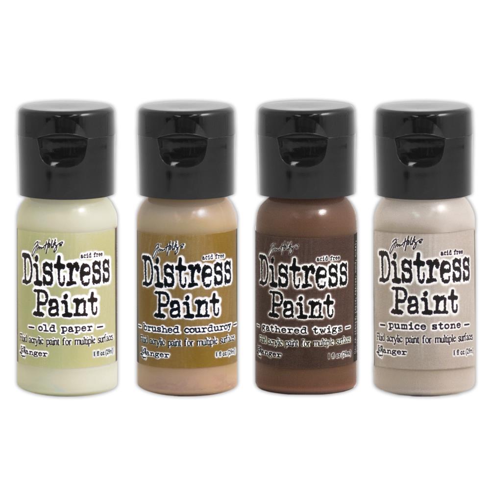 Tim Holtz Distress Paint W/Flip Top - Paint Kit #5 Tim Holtz Distress Paint W/Flip Top - Paint Kit #5
