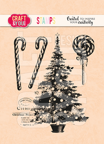 Craft & You Design - Christmas Tree Stamps