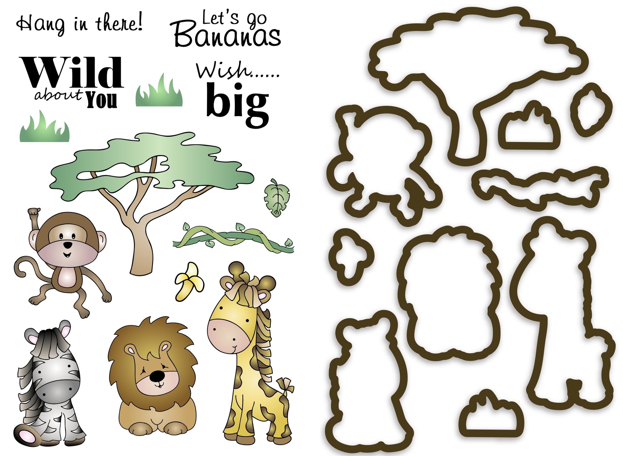 ldrs-creative-safari-clear-stamp-die-set-7088
