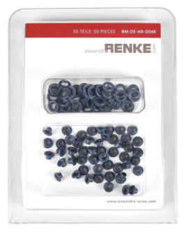 Alexandra Renke - Ösen mit Unterlegscheibe '5mm / 2,8 mm' Kosmosblau