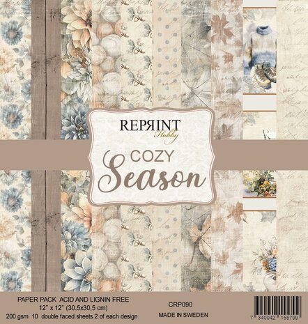 Reprint - Cozy Season 12x12 Inch Paper Pack