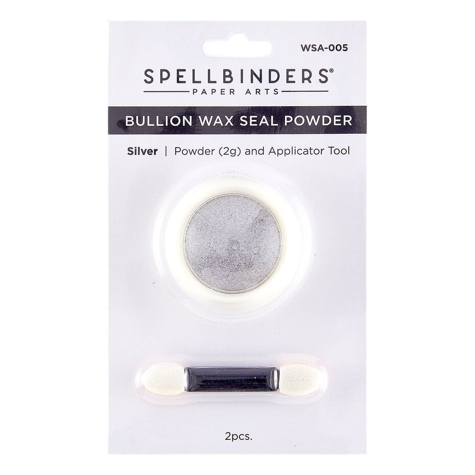 Spellbinders - Clear Seal Maker Tool Wax Seal Powder Silver Bullion 2gr