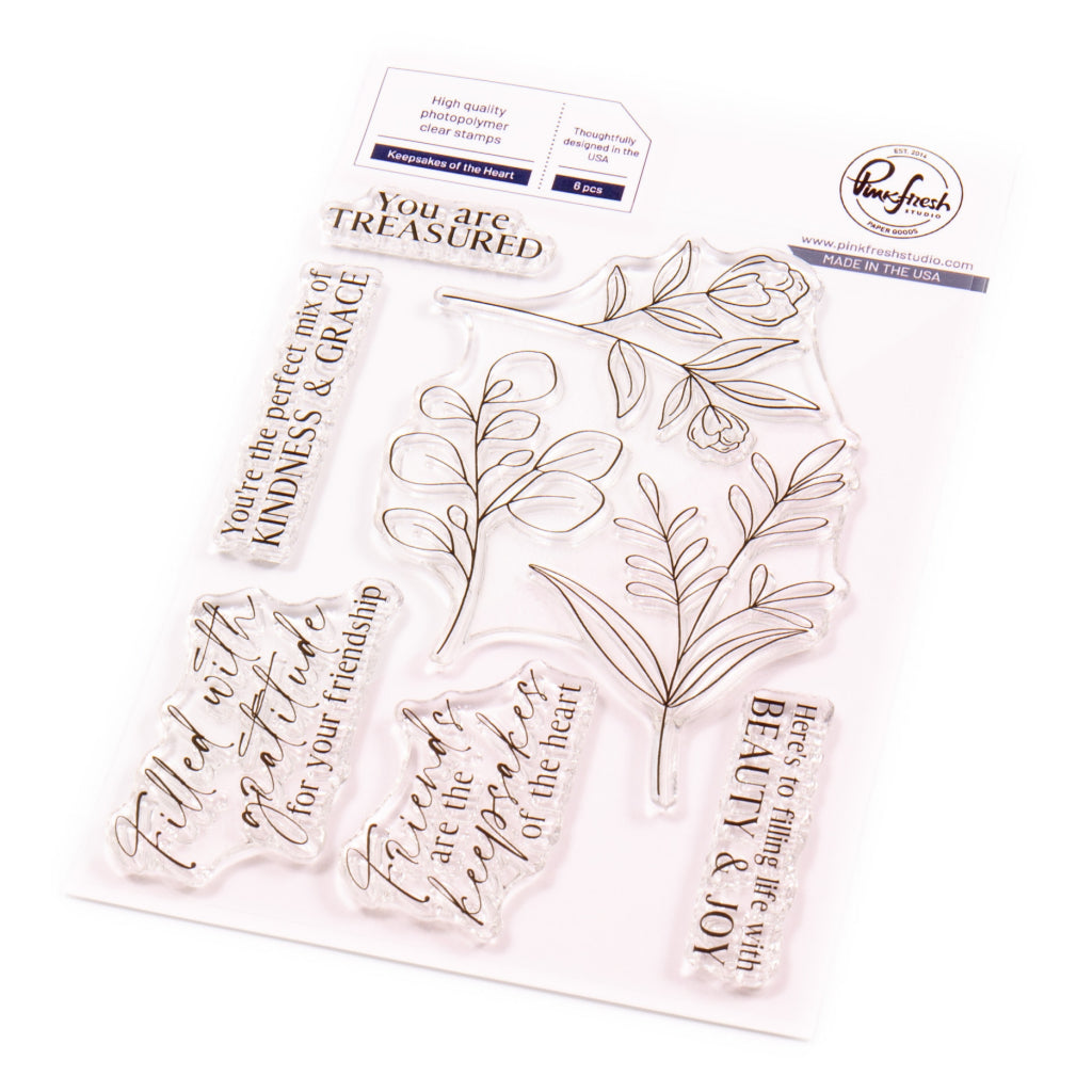 Pinkfresh Studio -  Keepsakes of the Heart stamp