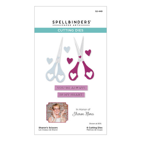 Spellbinders - Sharon's Scissors Etched Dies