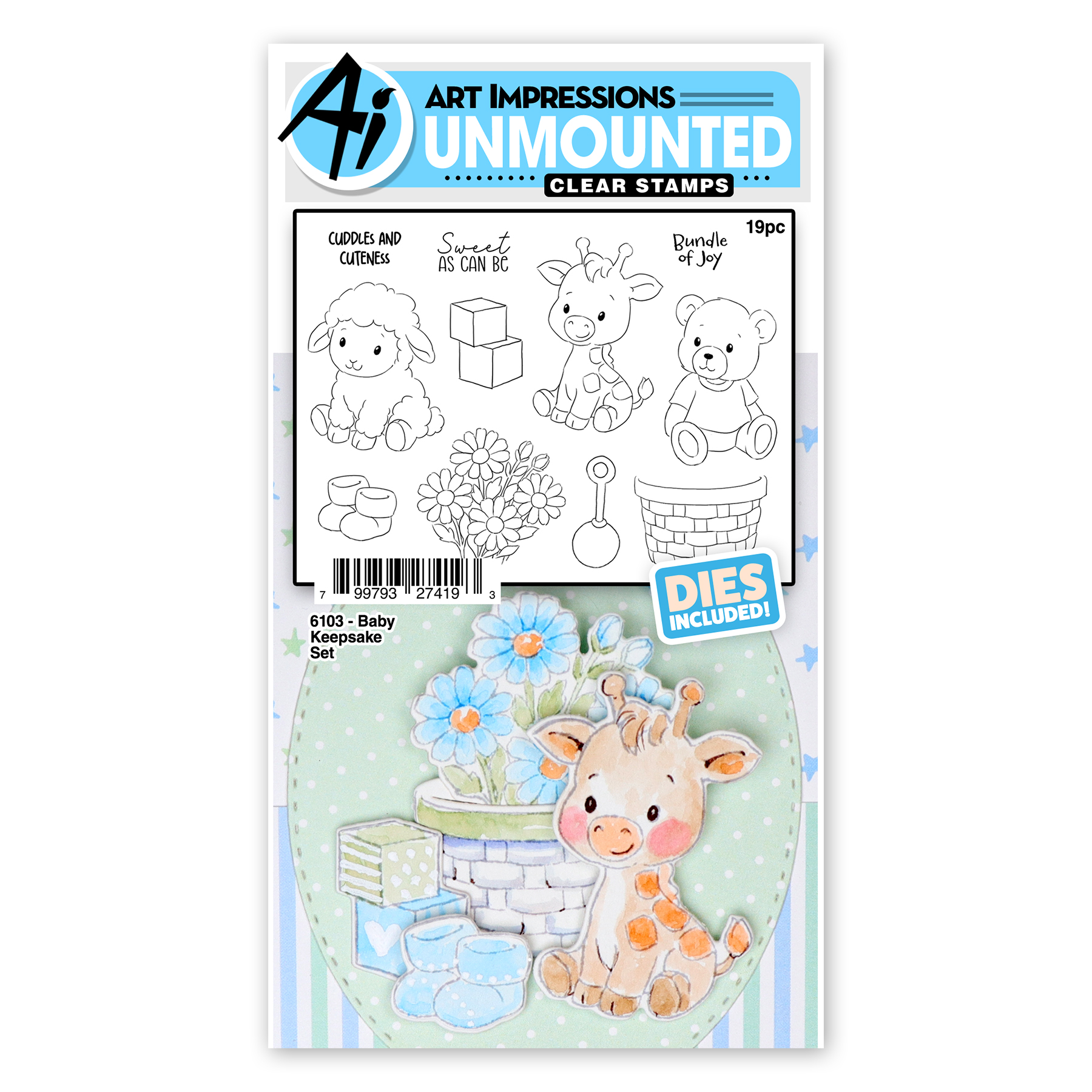 Art Impressions - Baby Keepsake Set