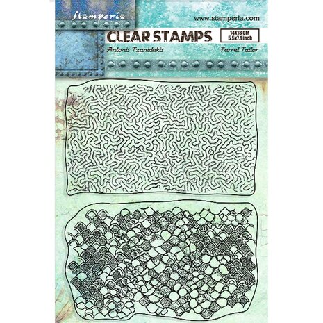 Stamperia - Songs of the Sea Clear Stamps Double Texture