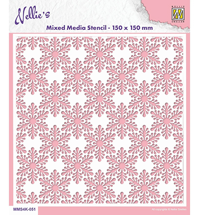 Nellie Choice Stencil - Snowflakes