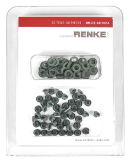 Alexandra Renke - Ösen mit Unterlegscheibe '5mm / 2,8 mm' Nachtgrün