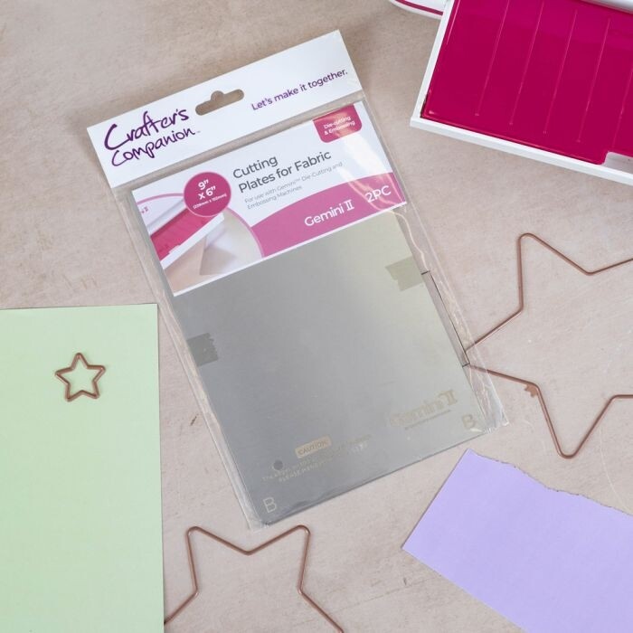 Gemini II Accessoires - Metalen snijplaat A5 - Textiel