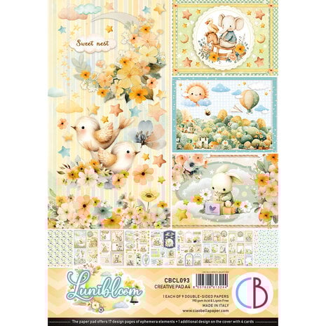 Ciao Bella - Lunibloom A4 Creative Pad (9pcs)