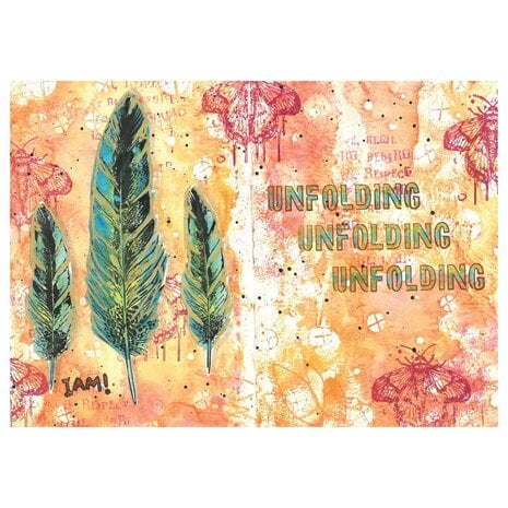 Sizzix - Studio Clear Stamps w/Stencils by Cat Kerr The R's Have It (10+3pcs)