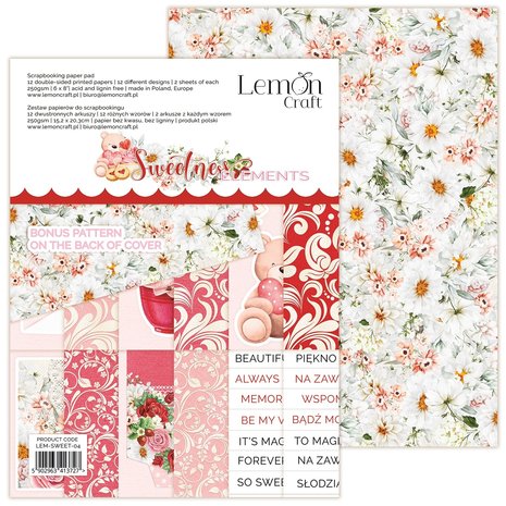 Lemon Craft - Sweetness Elements 6x8 Inch Paper Pad