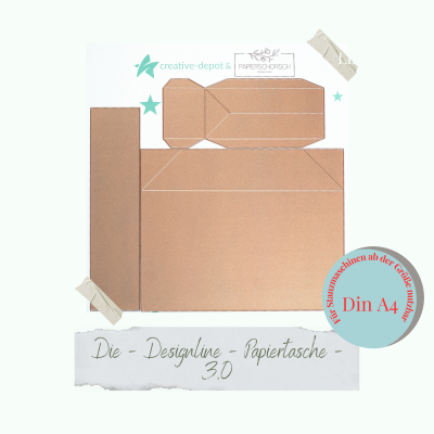 Creative Depot -   Die - Basic - Designline - Papiertasche - 3.0 