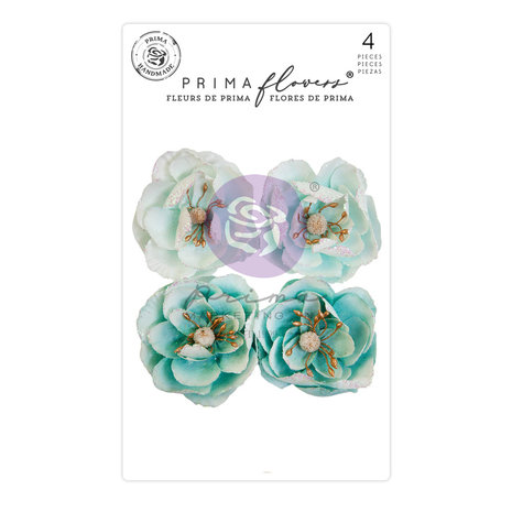 Prima Marketing - Postcards from Paradise Flowers Soft Breeze (4pcs)