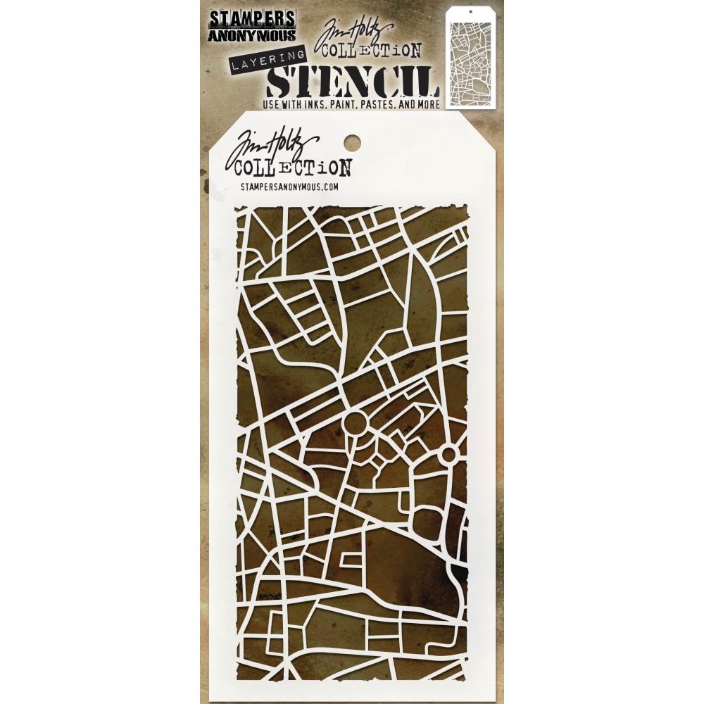 Stampers Anonymous Tim Holtz Layering Stencils - Speckles THS021