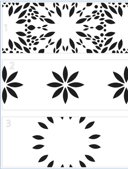 Crafter's Workshop  - Layered Mums Slimline Stencil