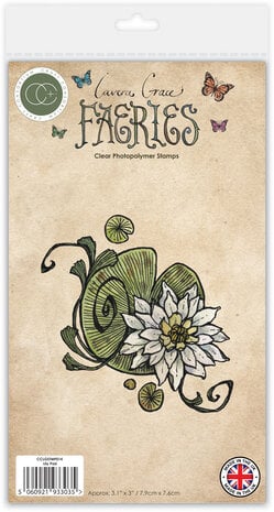 Craft Consortium  - Fairies A6 Clear Photopolymer Stamps Lily Pad