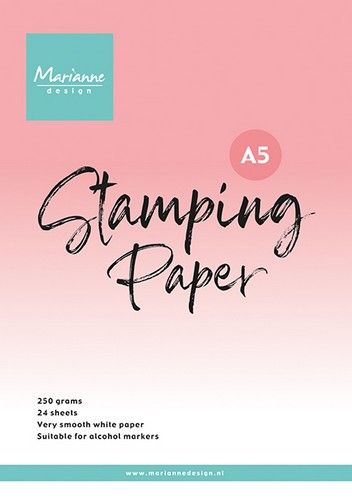 Marianne D Stempelpapier weiß glatt A5