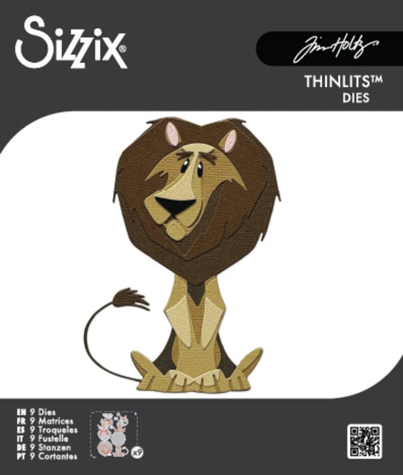 Sizzix - Thinlits Colorize Die Harrison (9pcs) by Tim Holtz