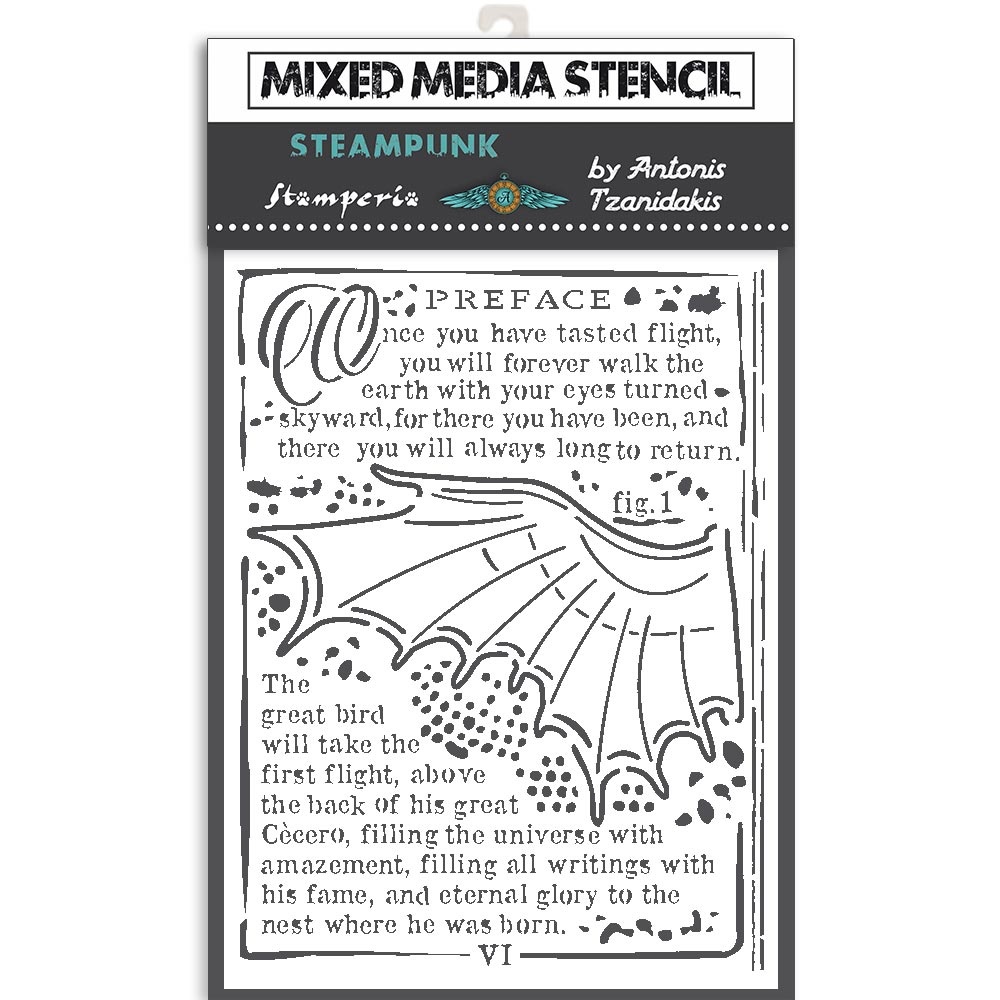 stamperia-thick-stencil-15x20cm-sir-vagabond-wings