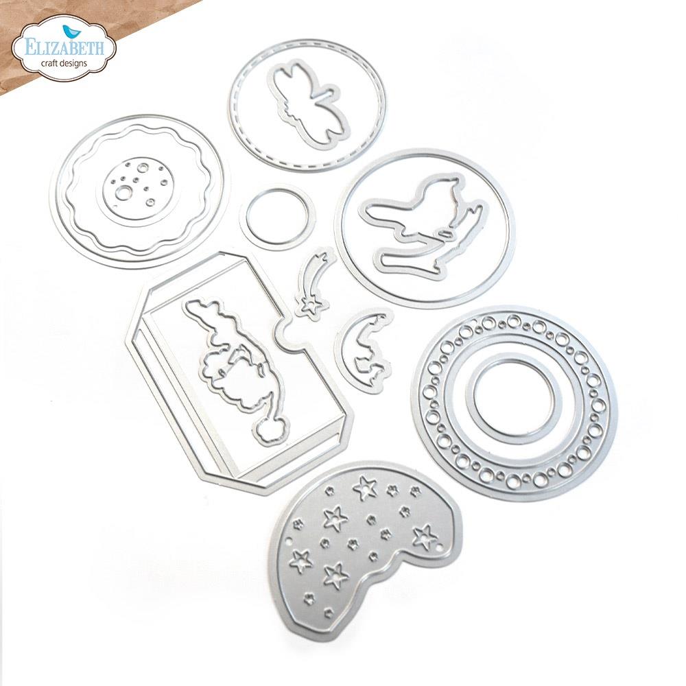 Elizabeth Craft Metal Die -  Artist Trading Coin 