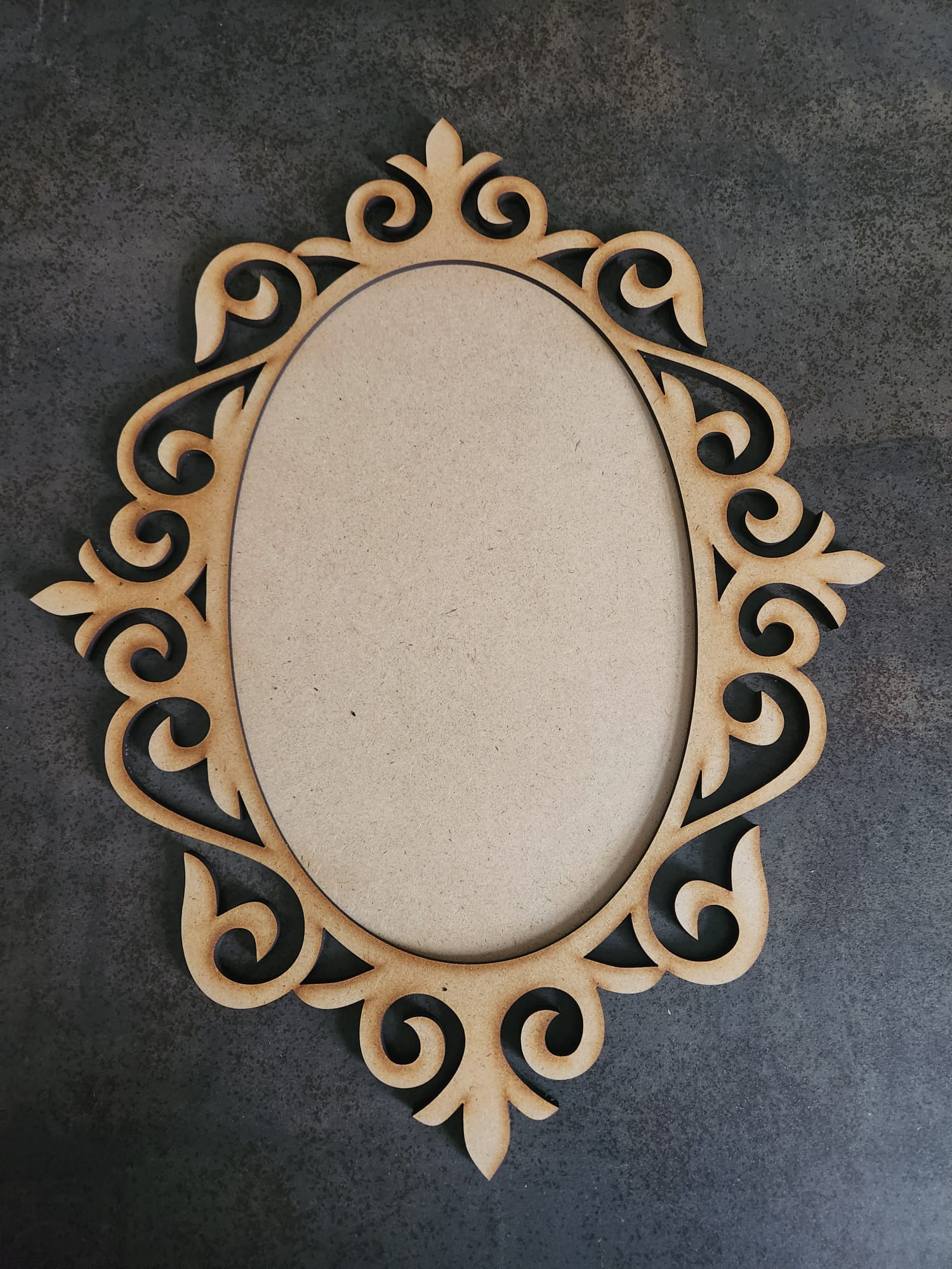 MDF - Rahmen floral 2 - 2tlg.  