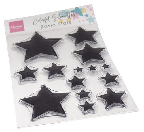 Marianne D Clear Stamps Bunte Silhouette – Basic Stars