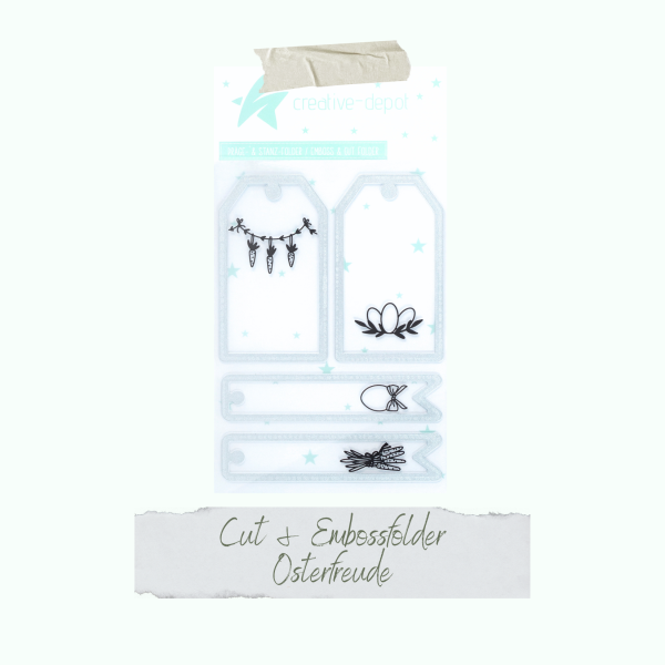 Creative Depot -  Cut & Emboss Folder - Osterfreude - 11 x 15,5 cm  Creative Depot -  Cut & Emboss Folder - Osterfreude - 11 x 15,5 cm