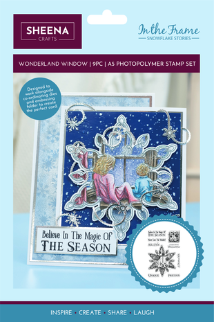 Crafter's Companion - In The Frame Snowflake Stories Stamp Wonderland Window
