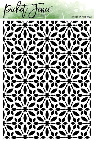 picket-fence-studios-flower-burst-6x8-inch-stencil picket-fence-studios-flower-burst-6x8-inch-stencil