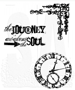 Tim Holtz Cling Mount Stamps: Soulful Journey