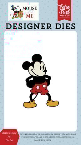 Echo Park - Mouse And Me Designer Dies Retro Mouse Pal