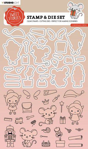 Studio Light Stamp & Cutting Die Sweet Stories nr.67